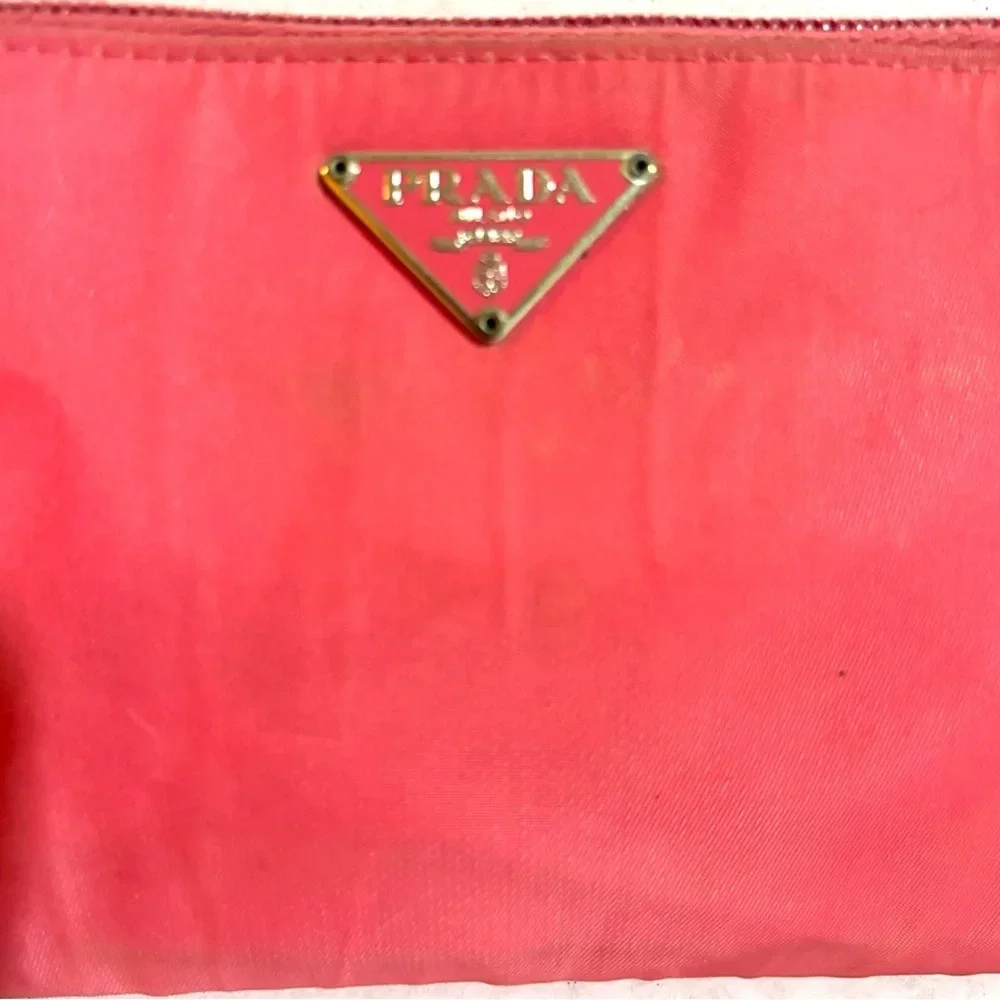 Prada  tessuto black nylon logo wallet